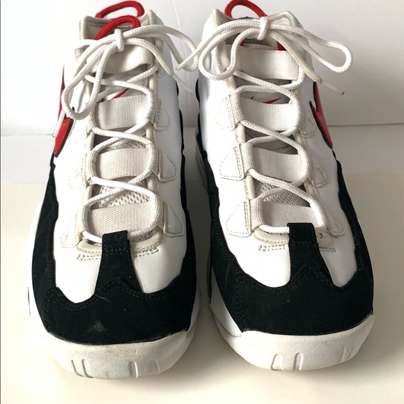 Nike Air Max Uptempo '95 Black White Red Size 9 - Picture 3 of 7